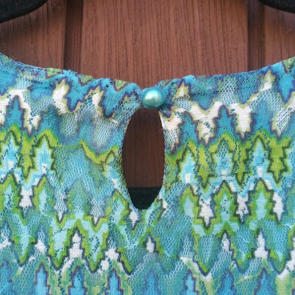 LEMON FIZZ | Girls Y2K Mesh Zig Zag Chevron Retro Mod A-Line Shift Dress 14 - Picture 10 of 15